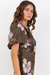 Stage Puff Sleeve Floaty Maxi Dress
