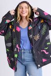 Licorice Galaxy Raincoat