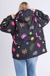 Licorice Galaxy Raincoat