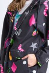 Licorice Galaxy Raincoat