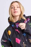 Licorice Galaxy Raincoat