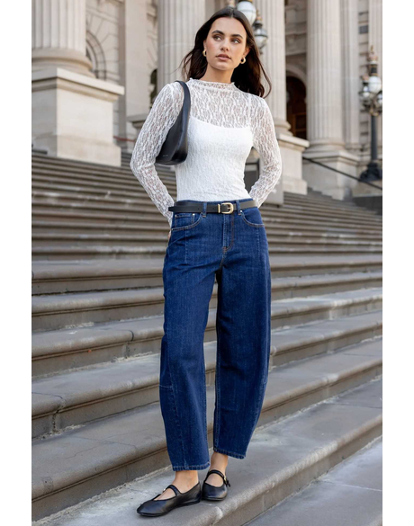Graduate Stretch Barrel Jeans