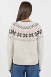 Climate Fairisle Detail Mock Neck Jumper