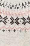 Climate Fairisle Detail Mock Neck Jumper
