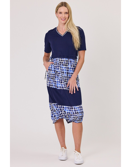 Mosaic Mixed Dress