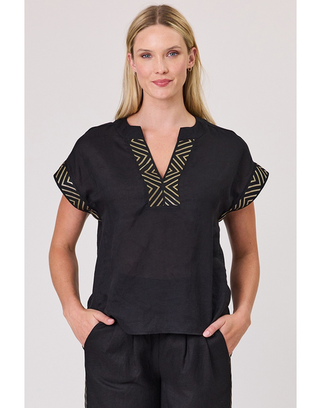 Jasper Shell Top