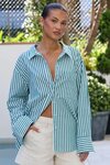 You Got This Stripe Oversized Boyfriend Shirt