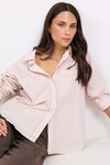 You Got This Stripe Oversized Boyfriend Shirt