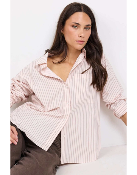 You Got This Stripe Oversized Boyfriend Shirt