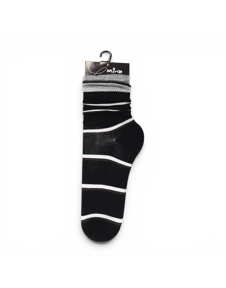 Double Stripe Frill Sock
