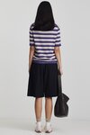Francisco Knit Tee (Lilac and Dark Purple)