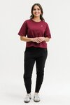 Apartment Pants - Black With Merlot/Blush 