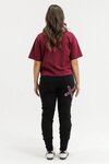 Apartment Pants - Black With Merlot/Blush 