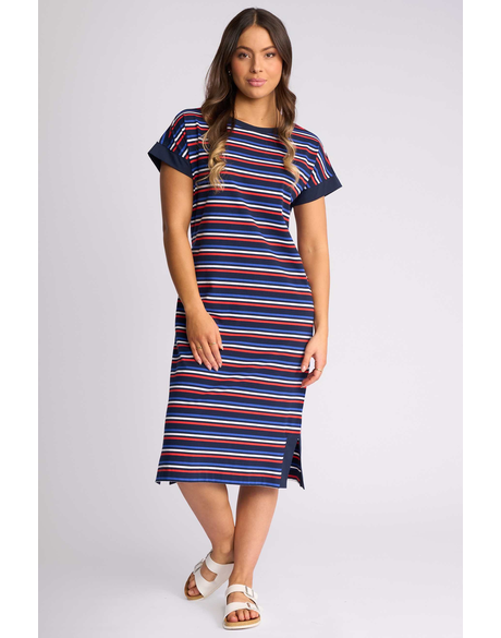 Verona Dress (Mixed Stripe)