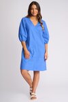 Newman Dress (French Blue)