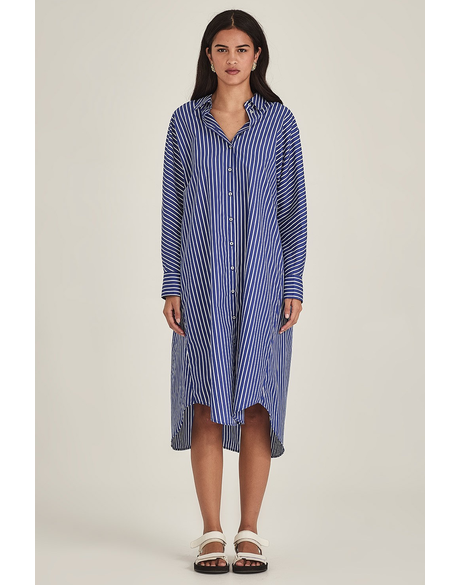 Jules Stripe Shirt Dress