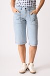 Utility Denim Shorts