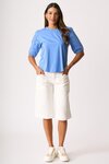 Utility Denim Shorts