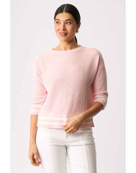 Contrast Rib Jumper