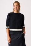 Contrast Rib Jumper