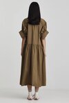 Joni Shirt Dress (Olive)