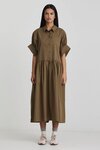 Joni Shirt Dress (Olive)