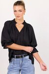Expedition Shirred Neck Short Sleeve Top