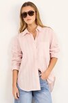 You Got This Stripe Oversized Boyfriend Shirt