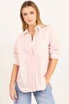 You Got This Stripe Oversized Boyfriend Shirt