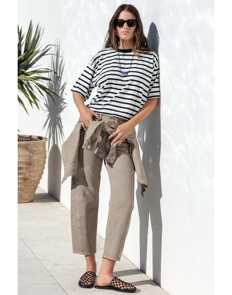 Idolise Stretch Soft Barrel Jean
