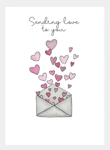 Sending Love Envelope
