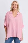 Luna Shirt - Pink Lemonade Stripe
