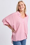 Luna Shirt - Pink Lemonade Stripe