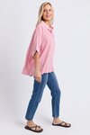 Luna Shirt - Pink Lemonade Stripe