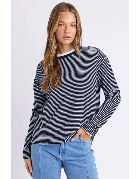 Hutch LS Tee (Navy)