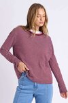 Hutch LS Tee (Wine)