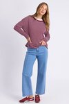 Hutch LS Tee (Wine)