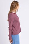 Hutch LS Tee (Wine)
