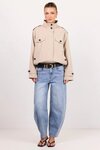 Squad Funnel Neck Trench Jacket