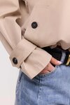 Squad Funnel Neck Trench Jacket