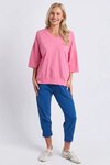 Mazie Vee Neck (Pink Lemonade)