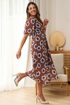 V Neck Features Dress