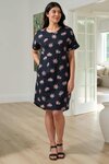 Back Pleat Dress