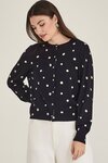Kaia Spot Cardigan