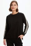 Stripe Sleeve Sweat (Summer Weight)