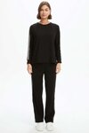 Stripe Sleeve Sweat (Summer Weight)