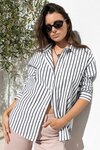 You Got This Stripe Oversized Boyfriend Shirt