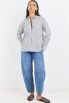 You Got This Stripe Oversized Boyfriend Shirt