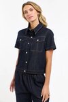 Raffi Short Sleeve Denim Jacket