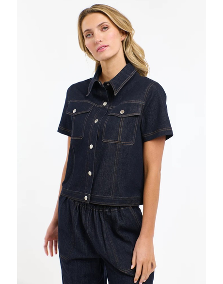 Raffi Short Sleeve Denim Jacket